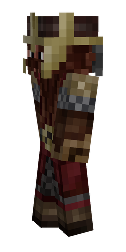 Black skin: body, left side render