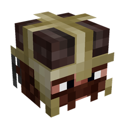 Black skin: head render