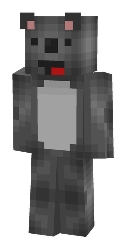 Black skin: body, front render