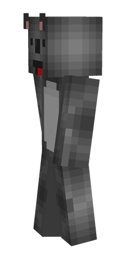 Black skin: body, left side render