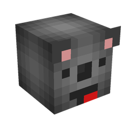 Black skin: head render