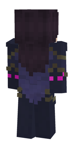 Blue skin: body, back render