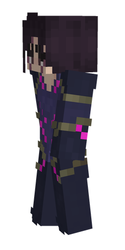 Blue skin: body, left side render
