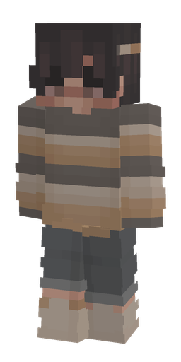 Black skin: body, front render