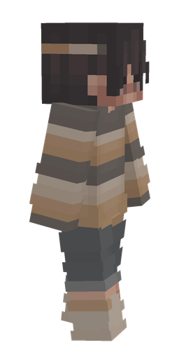 Black skin: body, right side render