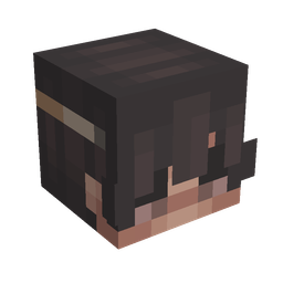 Black skin: head render