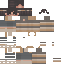 Black skin: raw texture render