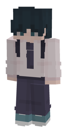 Black skin: body, front render