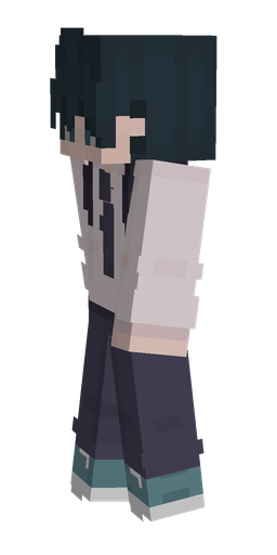 Black skin: body, left side render
