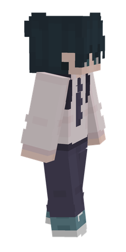 Black skin: body, right side render
