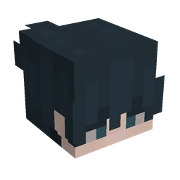 Black skin: head render