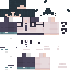 Black skin: raw texture render