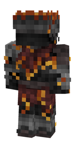 Black skin: body, back render