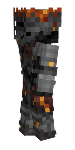 Black skin: body, left side render