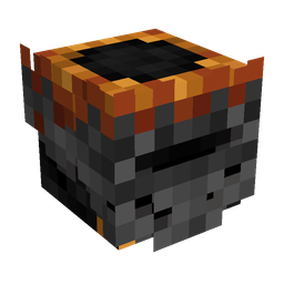 Black skin: head render