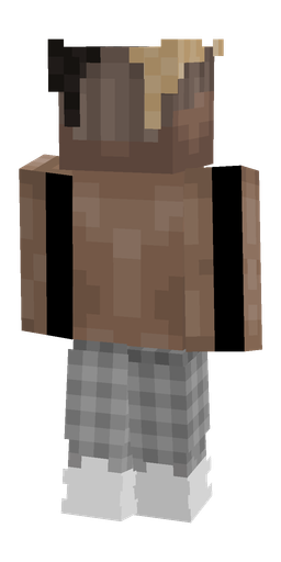 Brown skin: body, back render