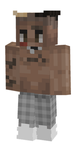 Brown skin: body, front render