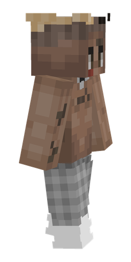 Brown skin: body, right side render