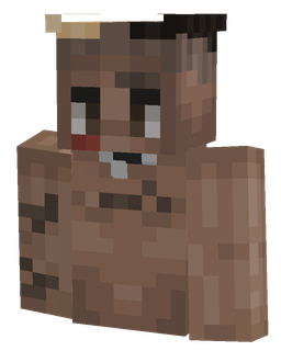 Brown skin: bust render