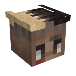 Brown skin: head render