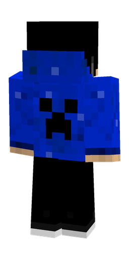 Black skin: body, back render