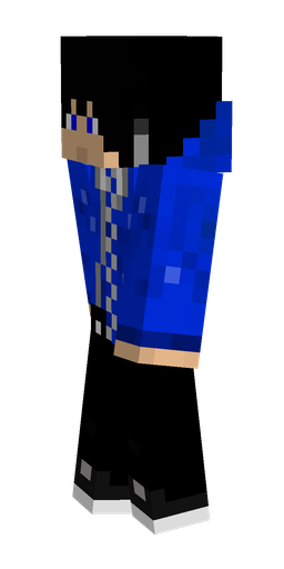Black skin: body, left side render