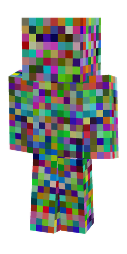 Blue skin: body, back render