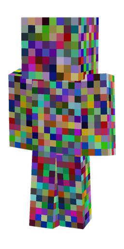 Blue skin: body, front render