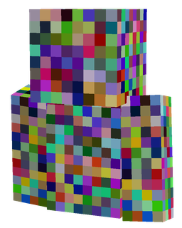 Blue skin: bust render