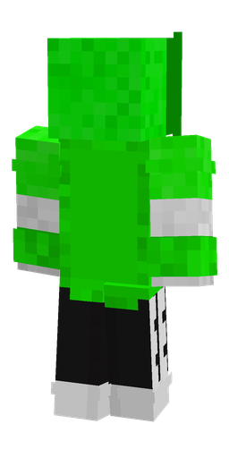 Black skin: body, back render