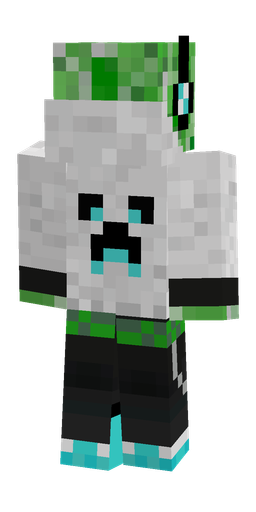 Black skin: body, back render