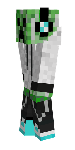 Black skin: body, left side render