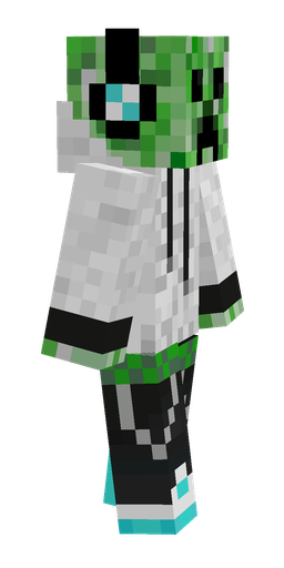Black skin: body, right side render