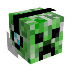 Black skin: head render