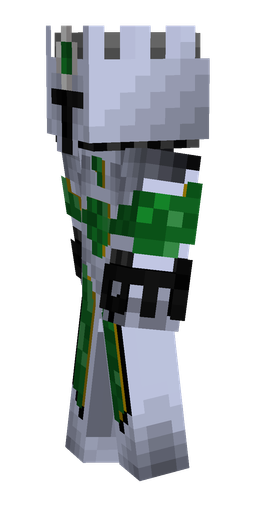 Black skin: body, left side render