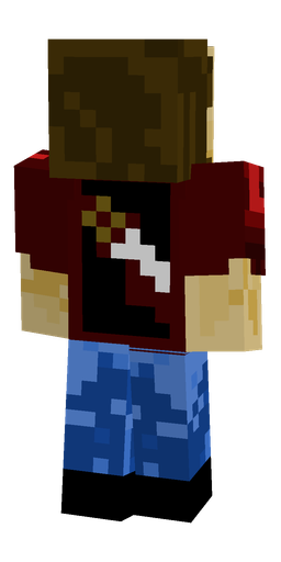 Black skin: body, back render