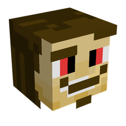 Black skin: head render