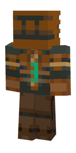 Black skin: body, back render