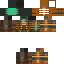Black skin: raw texture render