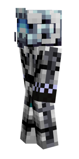 Black skin: body, left side render