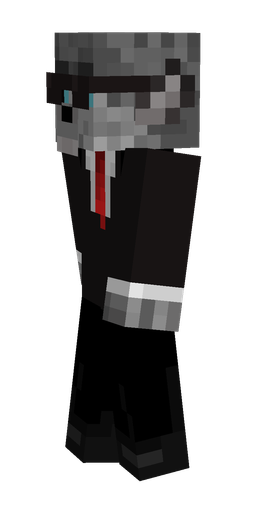 Black skin: body, left side render