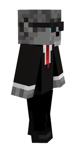 Black skin: body, right side render
