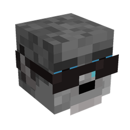 Black skin: head render