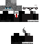 Black skin: raw texture render