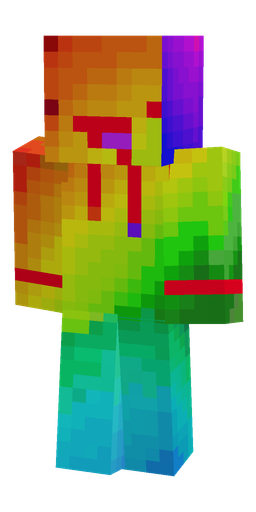 Blue skin: body, front render
