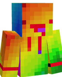 Blue skin: bust render