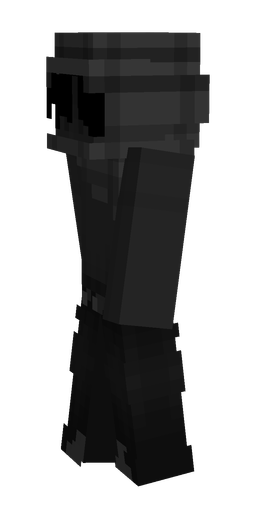 Black skin: body, left side render