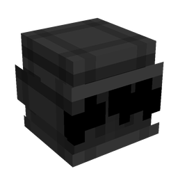 Black skin: head render