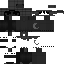 Black skin: raw texture render
