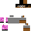 Black skin: raw texture render